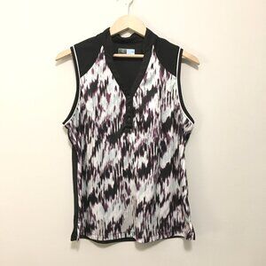 PGA Tour Abstract Pattern Casual Golf Tank Top